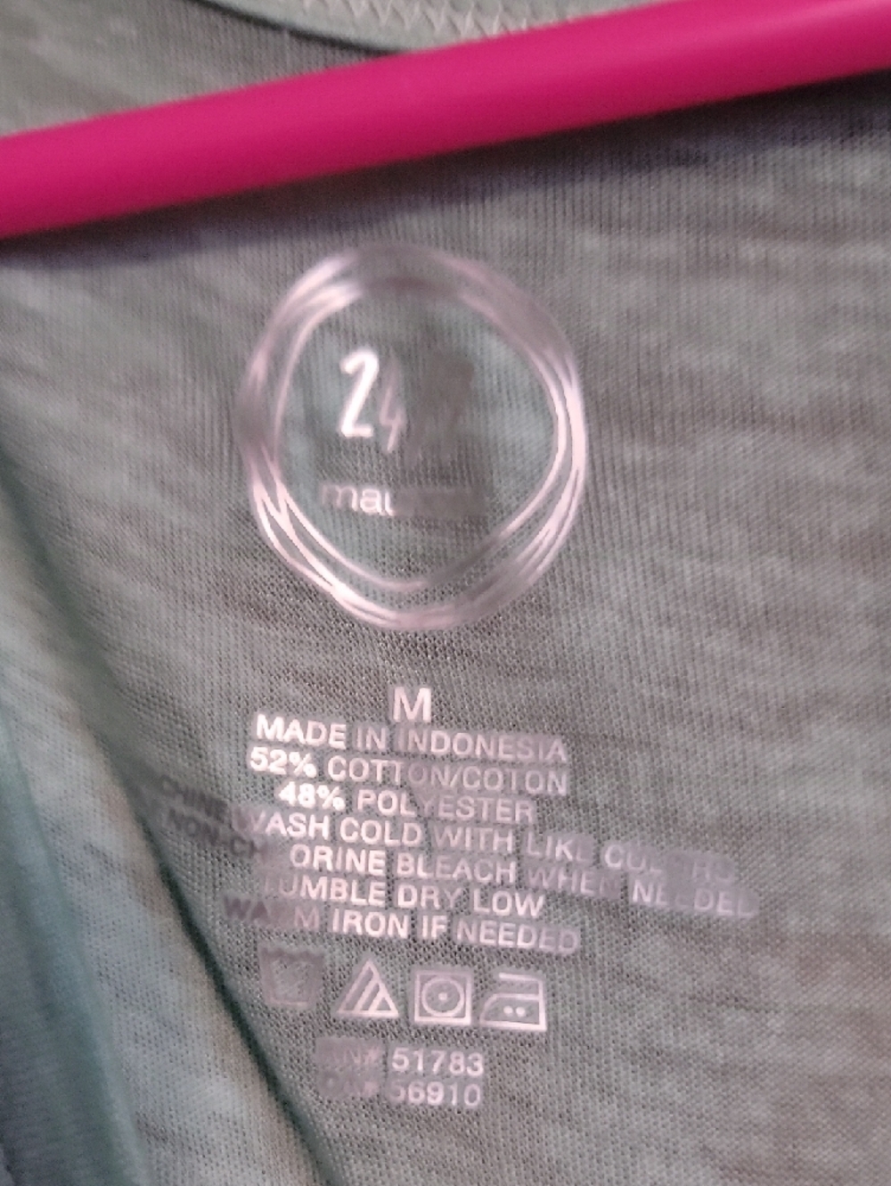 Light Green V-Neck Pocket Tee - Women - Picture 2 of 5